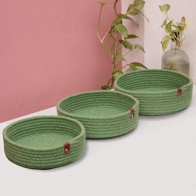 Handmade Nesting Basket (Set of 3) – Kitchen Organizers on Brown Living™. SKU: NBS1_24BL6337. Img 12.