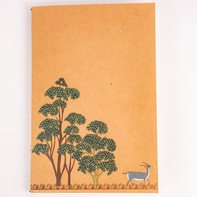 Handmade Paper Diary Art Journal – Notebooks & Notepads on Brown Living™. SKU: DA016. Img 1.