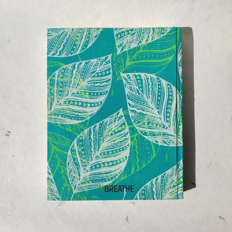 Buy Handmade Paper Hardcover Notebook | Leaves | Shop Verified Sustainable Notebooks & Notepads on Brown Living™