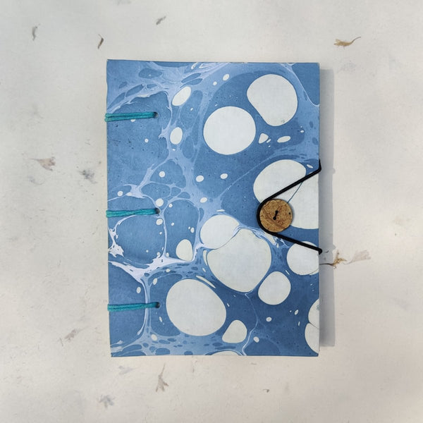 Buy Handmade Paper Multilayer Notebook | Blue Marble | Shop Verified Sustainable Notebooks & Notepads on Brown Living™