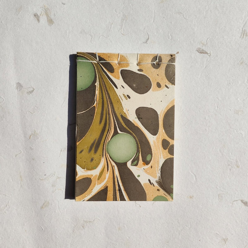 Buy Handmade Paper Notepad | Brown Marbel | Shop Verified Sustainable Products on Brown Living