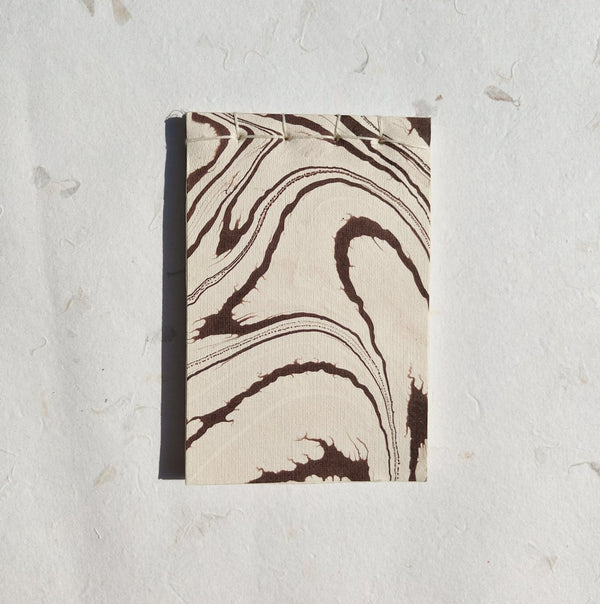 Buy Handmade Paper Notepad | White Marble | Shop Verified Sustainable Notebooks & Notepads on Brown Living™
