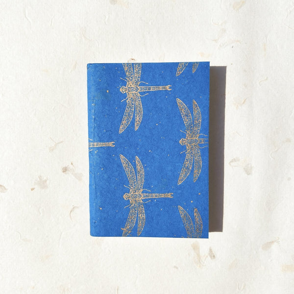 Buy Handmade Paper Pocket Notebook | Dragonfly | Shop Verified Sustainable Notebooks & Notepads on Brown Living™