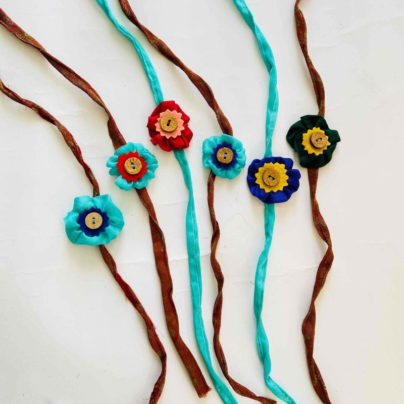 Buy Handmade Rakhis- for Kids- Multicolour | Shop Verified Sustainable Products on Brown Living
