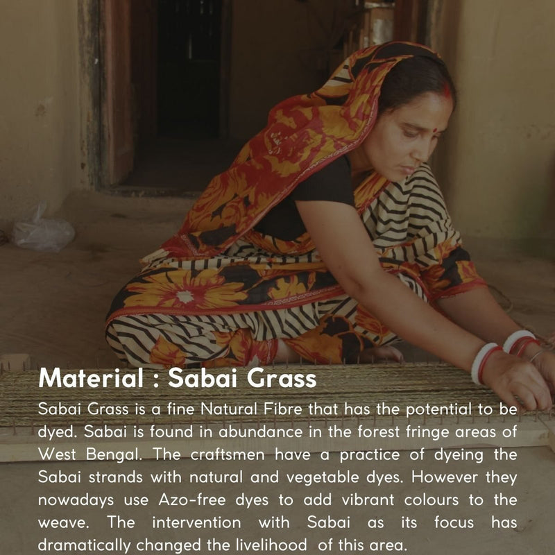 Handmade Sabai Grass Roti Box - Brown | Verified Sustainable Baskets & Boxes on Brown Living™