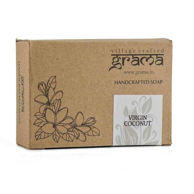 Handmade Virgin Coconut Oil Soap , 125g | Pack of 2 – Body Soap on Brown Living™. SKU: 248 - 10797 - GMA_VIRGIN_COCOCNUT_SOAP. Img 1.
