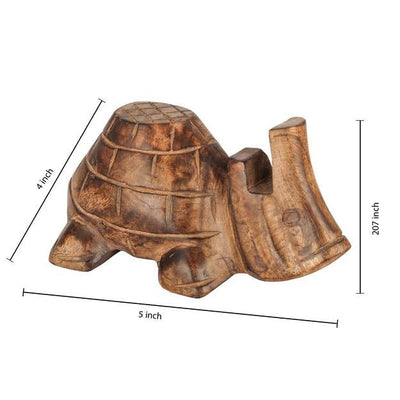 Turtle Lovers Wooden Spectacle Holder | Table Organizer Stand – Table Decor on Brown Living™. SKU: 1046414. Img 11.