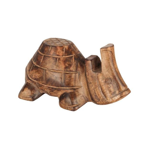 Buy Handmade Wooden Carved Sunglasses Holder Stand - Turtle Design | Shop Verified Sustainable Products on Brown Living