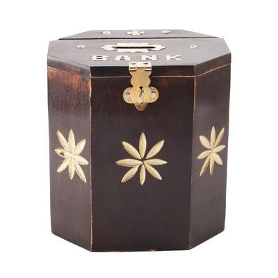 Handmade Wooden Piggy Bank for Kids and Adults – Piggy Banks & Money Jars on Brown Living™. SKU: 1302. Img 5.