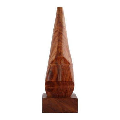 Wooden Eyewear Holder - 6 Inch | Brown | Sheesham Wood | Verified Sustainable by Brown Living™