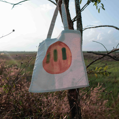 Handpainted Cactus Tote Bag | Verified Sustainable by Brown Living™