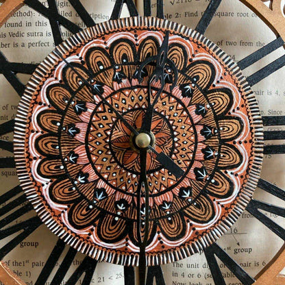 Handpainted Wall Clock | Verified Sustainable by Brown Living™