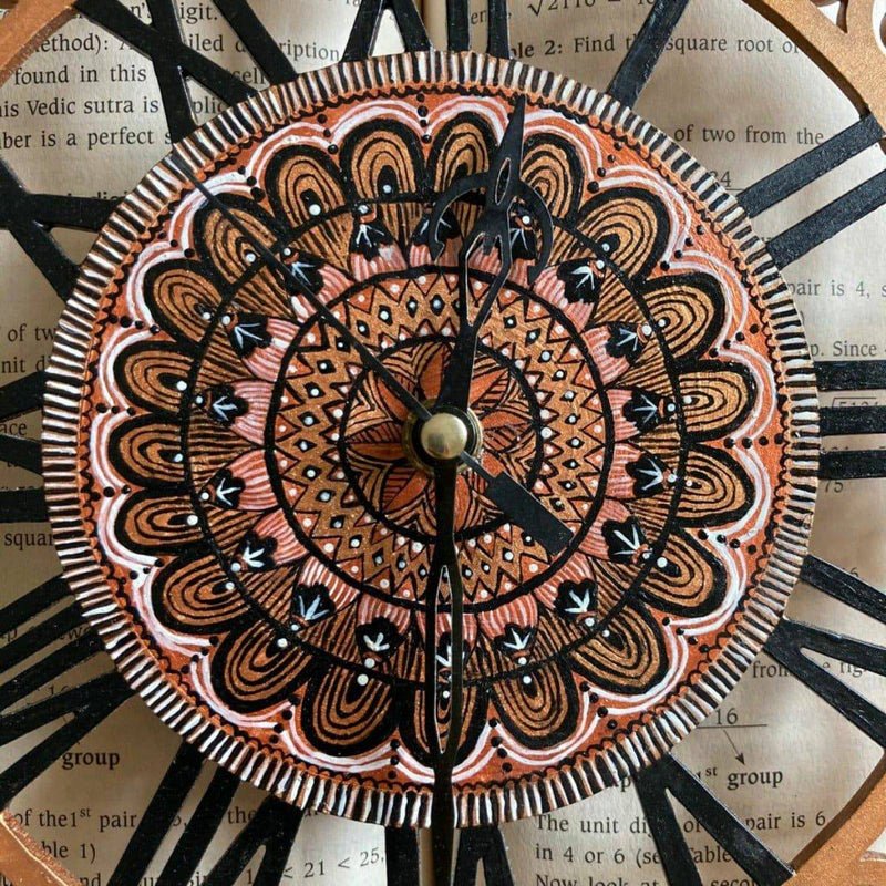 Buy Handpainted Wall Clock | Shop Verified Sustainable Products on Brown Living