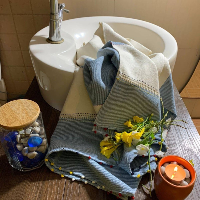 Buy Handspun Handwoven Earthy Super Soft Towel | Shop Verified Sustainable Products on Brown Living