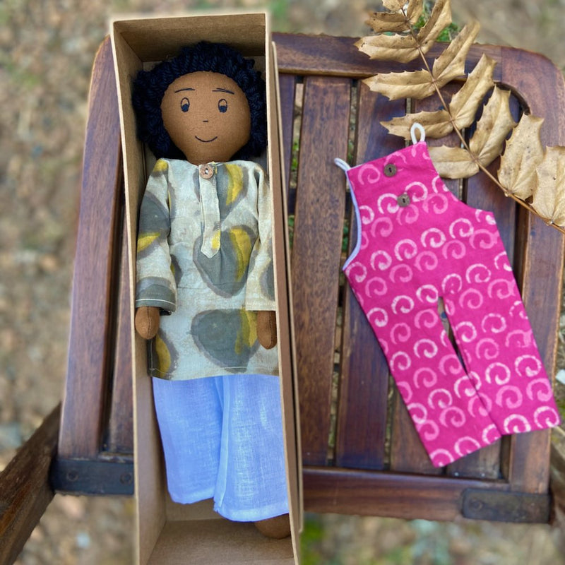 Hans- Fabric Dolls Play Set | Verified Sustainable Role & Pretend Play Toys on Brown Living™