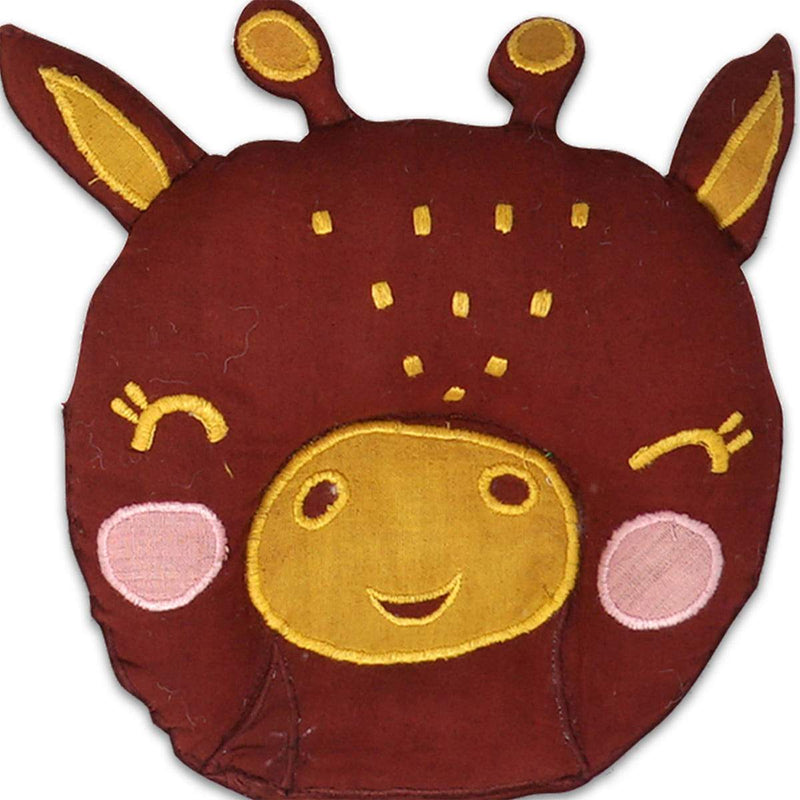 Buy Happy Giraffe Pillow For Babies | Shop Verified Sustainable Products on Brown Living