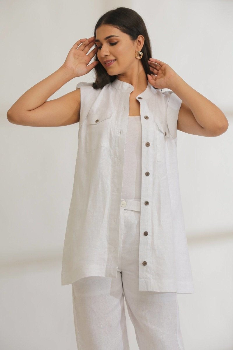 Happy Hour Hemp Shirt Dress | Verified Sustainable by Brown Living™