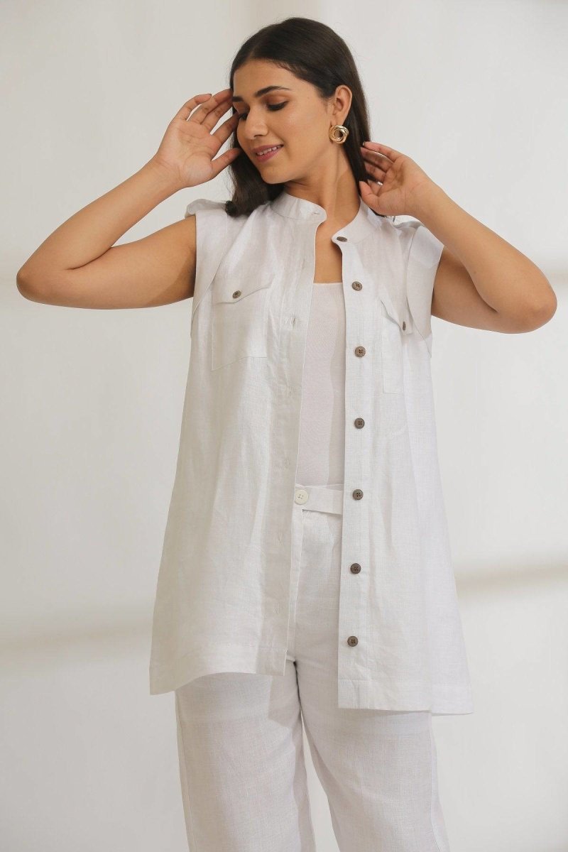 Buy Happy Hour Hemp Shirt Dress | Shop Verified Sustainable Products on Brown Living