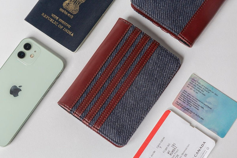 Buy HAPPY JOURNEY PASSPORT COVER | Shop Verified Sustainable Products on Brown Living