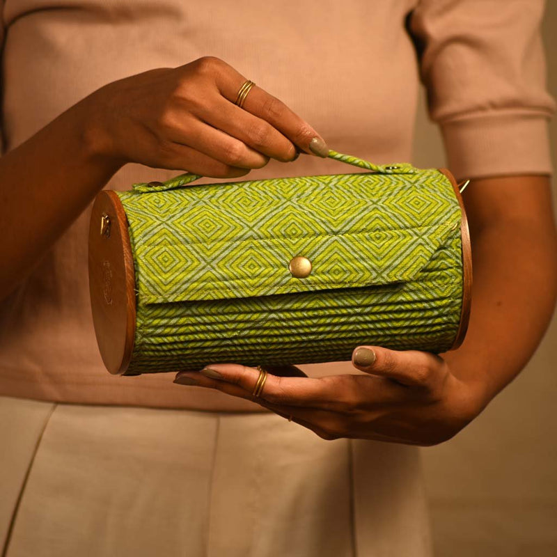 Buy Happy Lush Round Clutch | Shop Verified Sustainable Products on Brown Living