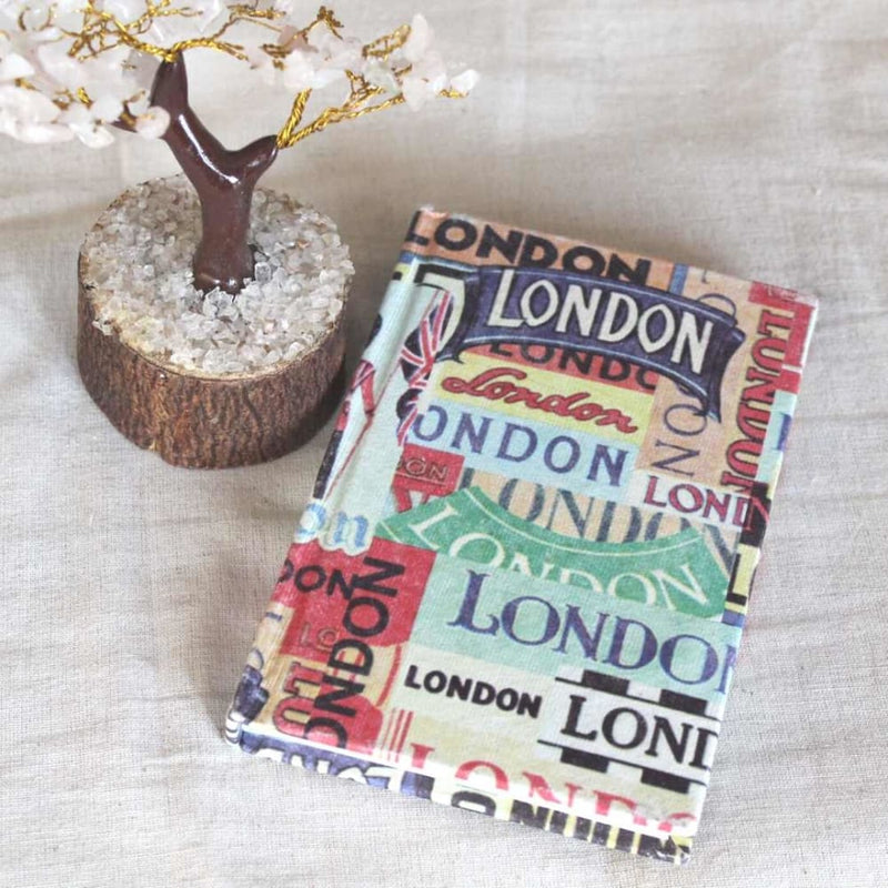 Hardcover Recycled Paper Journal London | Verified Sustainable Stationery on Brown Living™