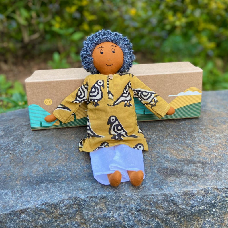 Hardik- Fabric Dolls Play Set | Verified Sustainable Role & Pretend Play Toys on Brown Living™