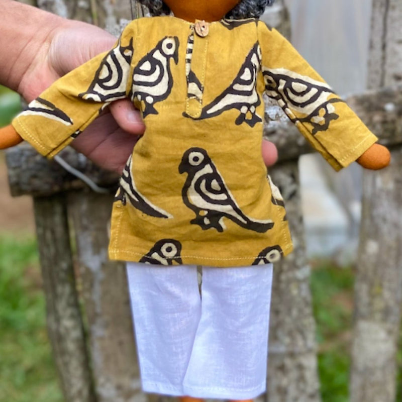 Hardik- Single Fabric Doll | Verified Sustainable Role & Pretend Play Toys on Brown Living™