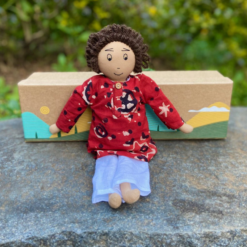 Harsh- Fabric Dolls Play Set | Verified Sustainable Role & Pretend Play Toys on Brown Living™