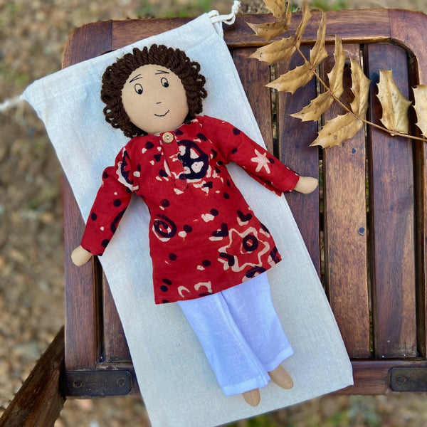 Harsh- Single Fabric Dolls | Verified Sustainable Role & Pretend Play Toys on Brown Living™