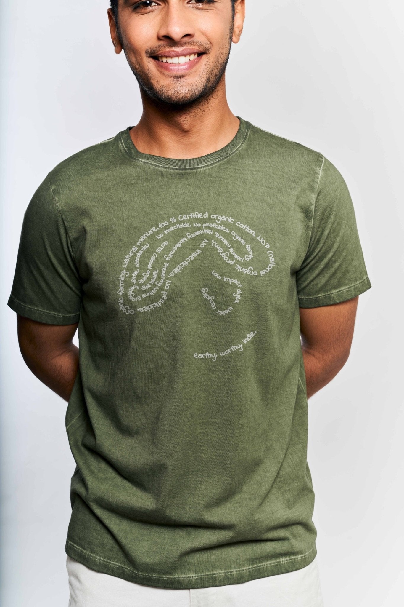 Harvest - 100% Organic Cotton Unisex T-shirt - Green | Verified Sustainable by Brown Living™