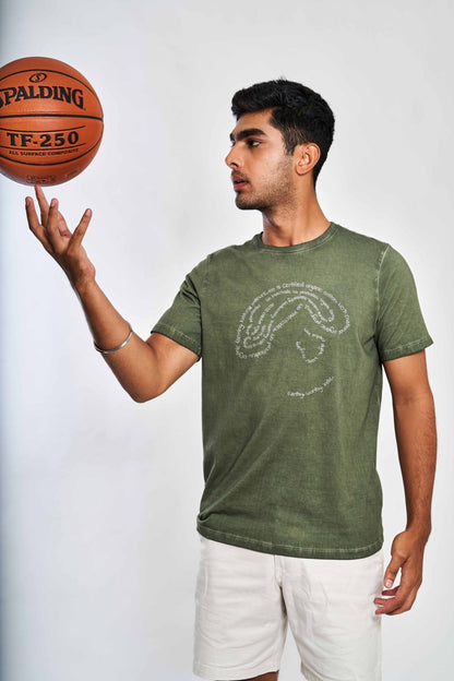 Harvest - 100% Organic Cotton Unisex T-shirt - Green | Verified Sustainable by Brown Living™