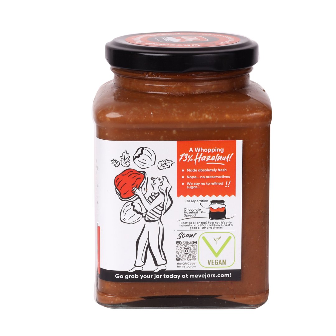 Hazelnut Chocolate Spread - CRUNCHY ( VEGAN) | Verified Sustainable by Brown Living™