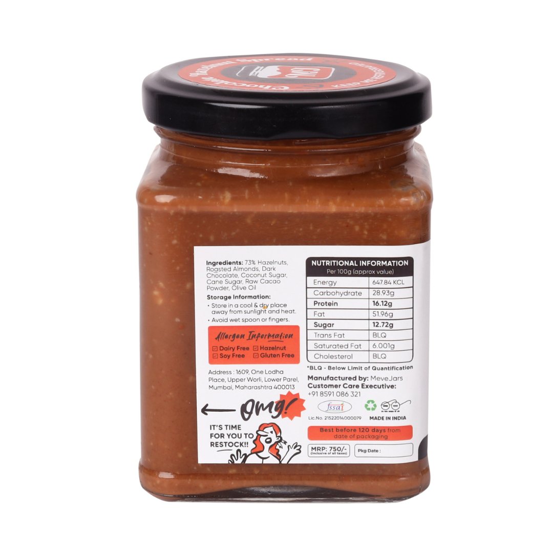 Hazelnut Chocolate Spread - CRUNCHY ( VEGAN) | Verified Sustainable by Brown Living™