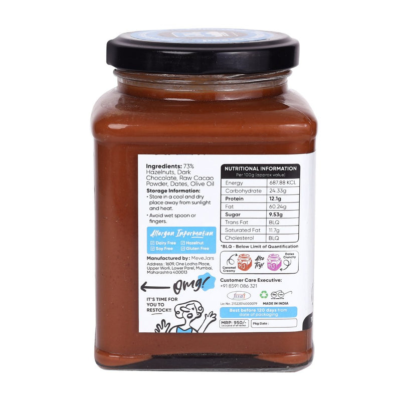 Buy Hazelnut Chocolate Spread - Dates (Vegan) | Shop Verified Sustainable World Gourmet Food on Brown Living™