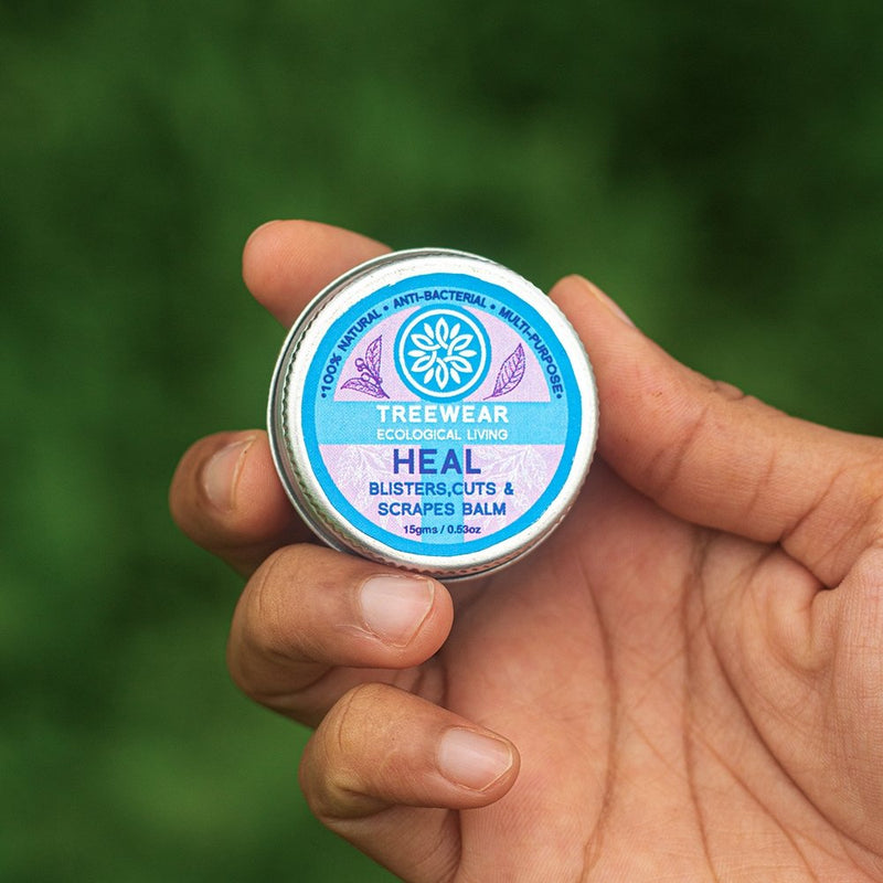 Buy Heal - Anti-Septic Balm for Cuts, Scrapes & Blisters (15 grams) | Shop Verified Sustainable Foot Healing Cream on Brown Living™
