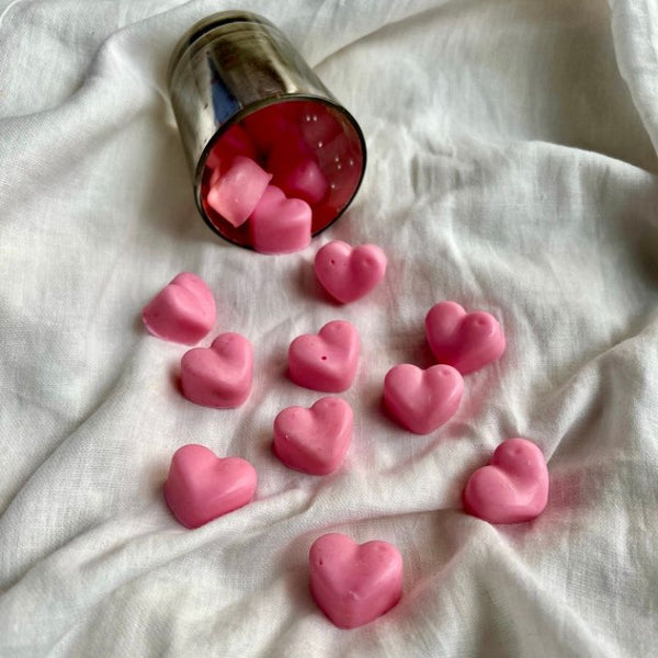 Buy Heart Melts | Soy Wax melts | Pack of 10 | Shop Verified Sustainable Candles & Fragrances on Brown Living™