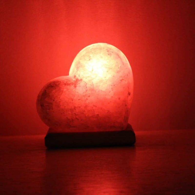 Heart Shape Himalayan Salt Lamp | Verified Sustainable Lamps & Lighting on Brown Living™