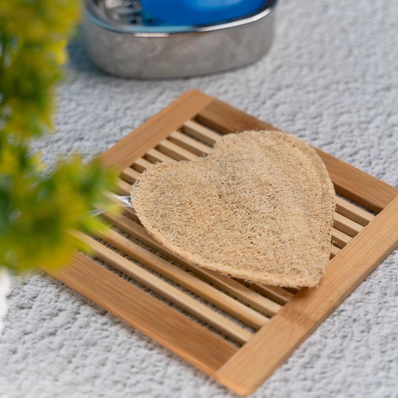 Buy Heart shape Loofah Pack of 2 | Shop Verified Sustainable Products on Brown Living