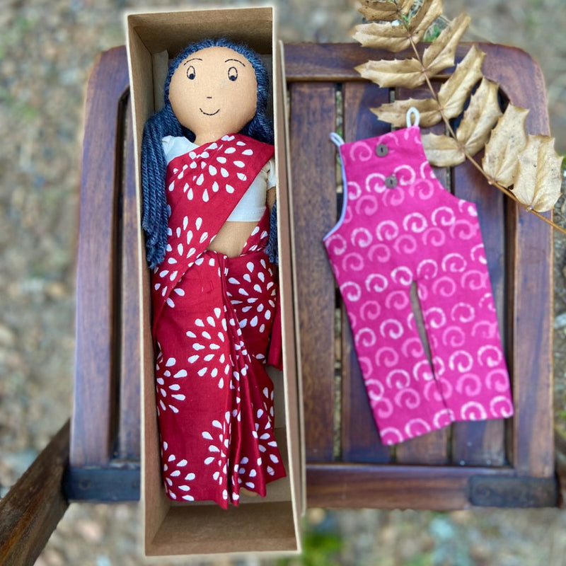 Heera- Fabric Dolls Play Set | Verified Sustainable Role & Pretend Play Toys on Brown Living™