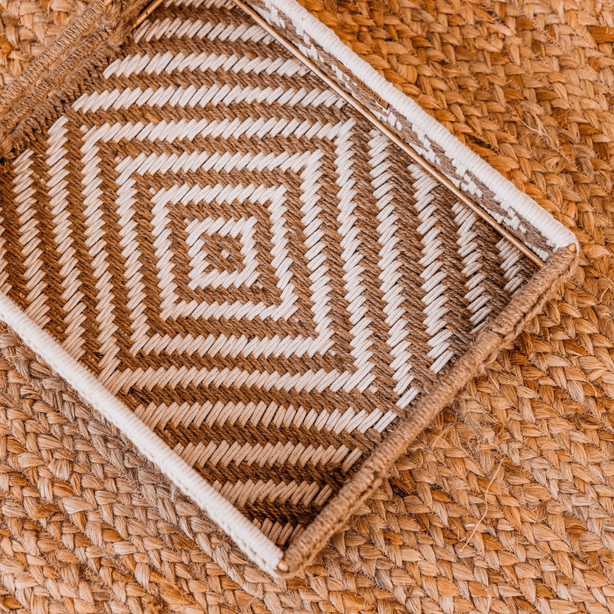 Heera Natural Jute Tray | Verified Sustainable by Brown Living™