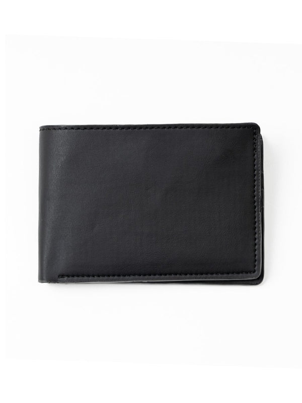 Buy Helios (Black) | Mens Wallet made of Coconut Leather | Vegan | Shop Verified Sustainable Products on Brown Living