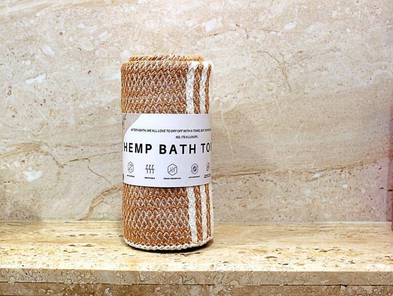 Buy Hemp Bath Towel - White | Shop Verified Sustainable Products on Brown Living