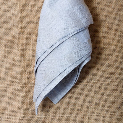 Hemp Cotton Dinner Napkins | Jacquard weave| Set of 2/4/6 – Table Linens by Pravaah India available on Brown Living™. Set of 2 . SKU: PRA034NP02. Img 4.
