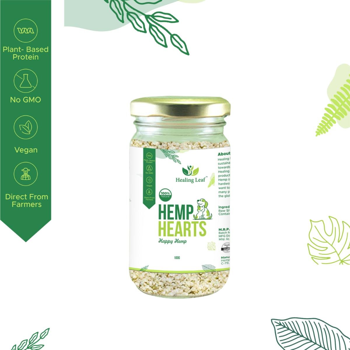 Hemp Hearts for Pets (100gm) | Verified Sustainable by Brown Living™