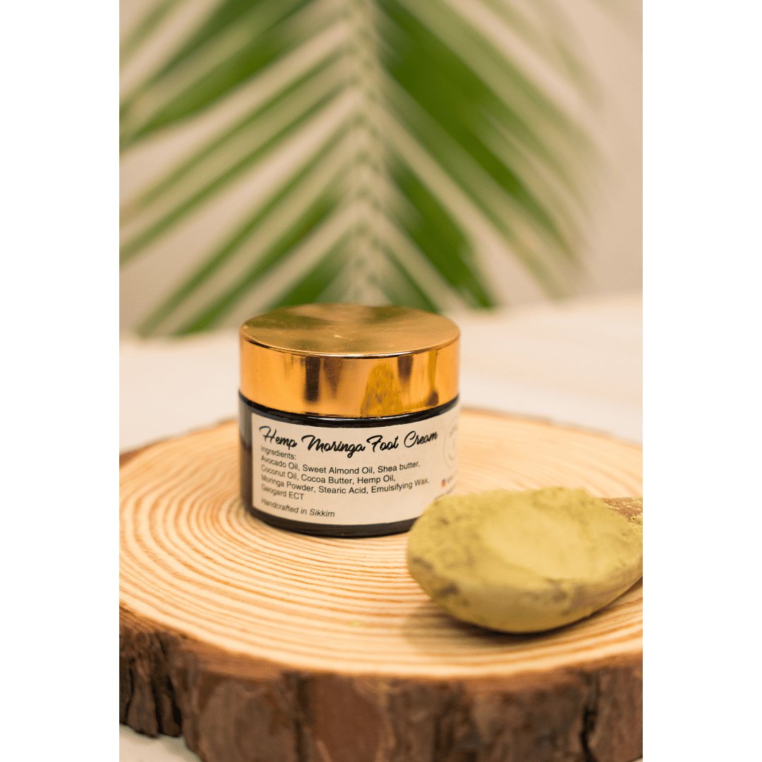 Hemp Moringa Nourishing Foot Cream - 100g | Verified Sustainable by Brown Living™