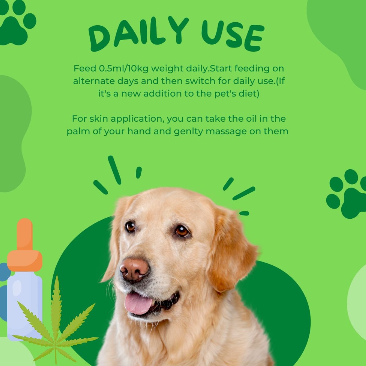 Hemp Oil for Pets (30ml) | Verified Sustainable by Brown Living™