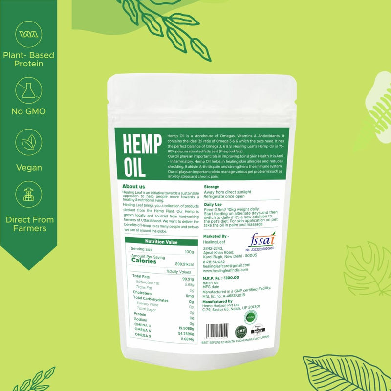 Buy Hemp Oil for Pets (30ml) | Shop Verified Sustainable Pet Supplies on Brown Living™
