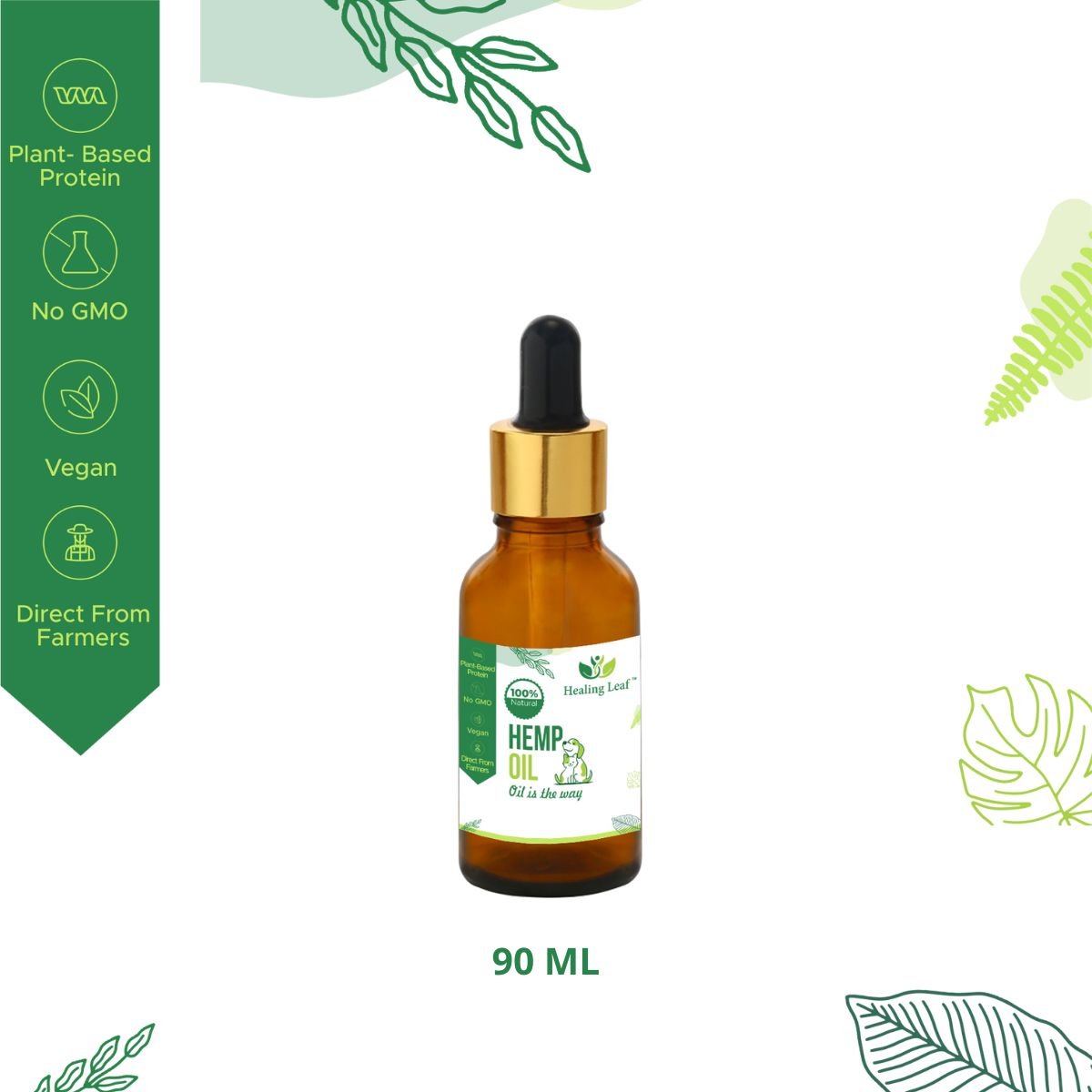 Hemp Oil For Pets (90ml) | Verified Sustainable by Brown Living™