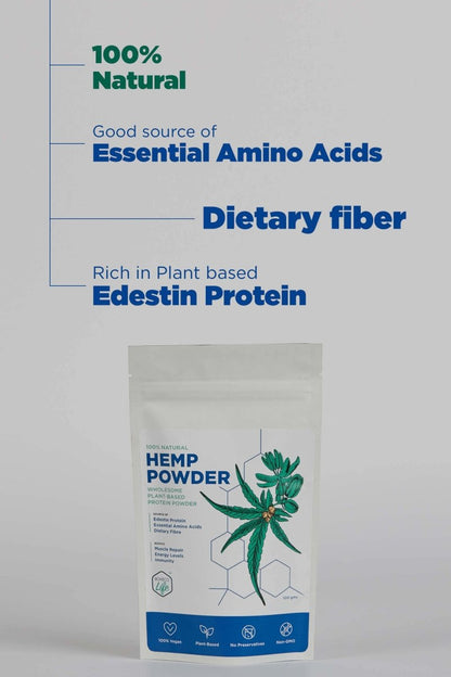 Hemp Seed Powder - Plant Based Protein Powder | Verified Sustainable by Brown Living™