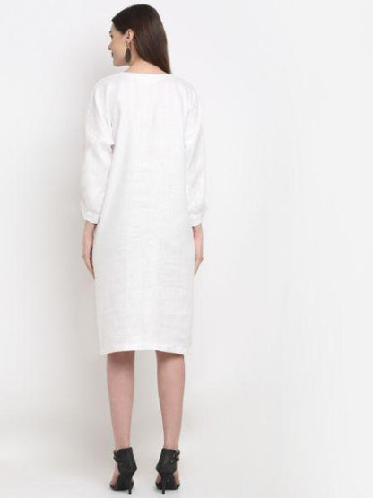 Hemp White Tunic | Verified Sustainable by Brown Living™